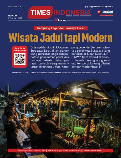 	Edisi Minggu, 2 Februari 2025: E-Koran, Bacaan Positif Masyarakat 5.0