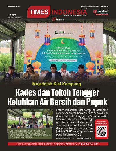 	Edisi Minggu, 2 Februari 2025: E-Koran, Bacaan Positif Masyarakat 5.0