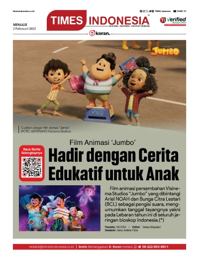 	Edisi Minggu, 2 Februari 2025: E-Koran, Bacaan Positif Masyarakat 5.0