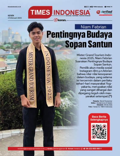 Edisi Senin, 3 Februari 2025: E-Koran, Bacaan Positif Masyarakat 5.0