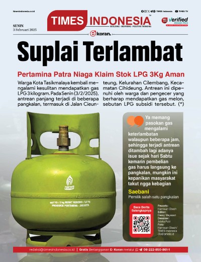Edisi Senin, 3 Februari 2025: E-Koran, Bacaan Positif Masyarakat 5.0
