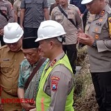 Peletakan Batu Pertama Pembangunan Mako Satpolairud Polres Malang di Sendangbiru