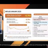 IHK Januari 2025 Catatkan Deflasi 0,76 Persen