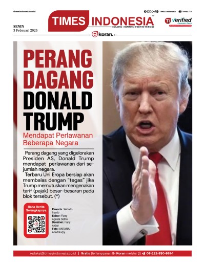 Edisi Senin, 3 Februari 2025: E-Koran, Bacaan Positif Masyarakat 5.0