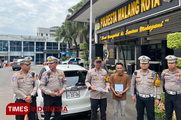 Viral Mobil Plat Jepang Keliaran di Kota Malang, Polisi Langsung Amankan Pengemudi