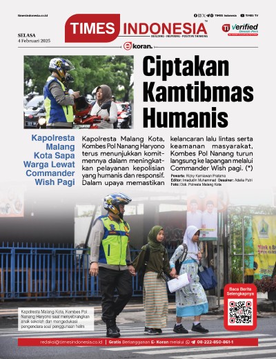 Edisi Selasa, 4 Februari 2025: E-Koran, Bacaan Positif Masyarakat 5.0