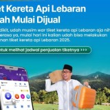 KAI Buka Pemesanan Tiket Kereta Api untuk Angkutan Lebaran 2025