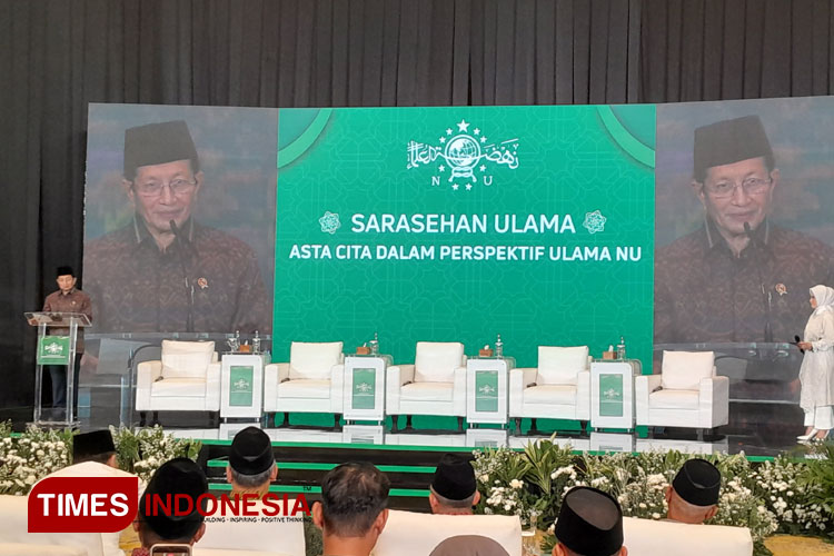 Menag Kenalkan Kurikulum Cinta pada Sarasehan Ulama NU