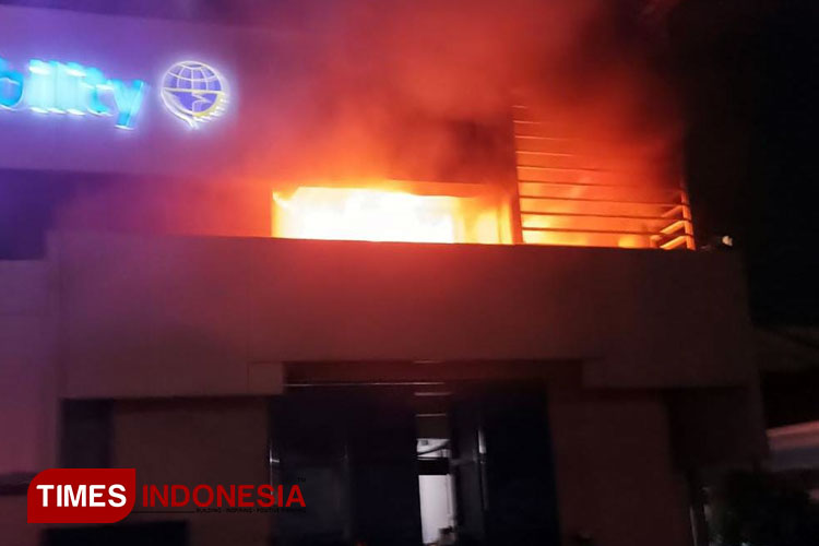 Ruang Server dan Arsip Dishub Jatim Terbakar