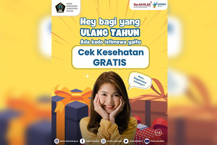 Warga Kabupaten Blitar bisa periksa kesehatan gratis