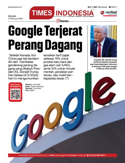 Edisi Selasa, 4 Februari 2025: E-Koran, Bacaan Positif Masyarakat 5.0