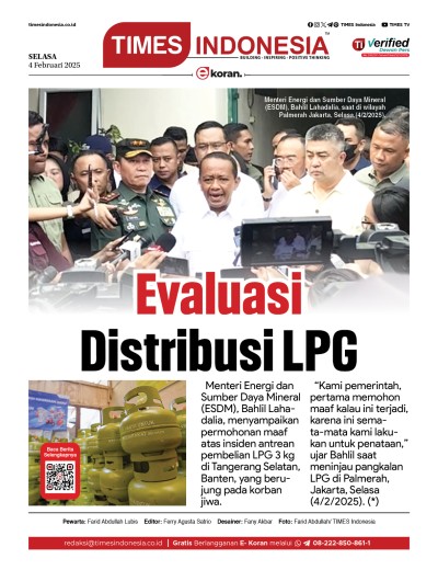 Edisi Selasa, 4 Februari 2025: E-Koran, Bacaan Positif Masyarakat 5.0