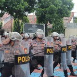 Matangkan Persiapan Pengamanan Pelantikan Kepala Daerah, Polres Majalengka Gelar Latihan Dalmas