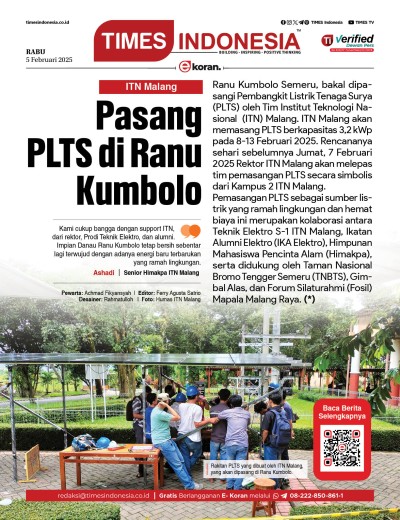 Edisi Rabu, 5 Februari 2025: E-Koran, Bacaan Positif Masyarakat 5.0