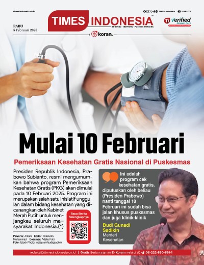 Edisi Rabu, 5 Februari 2025: E-Koran, Bacaan Positif Masyarakat 5.0