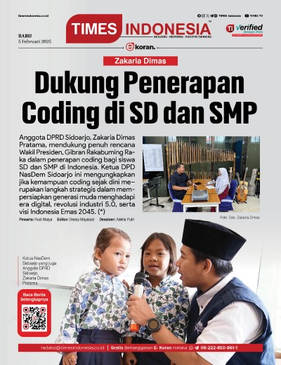 Edisi Rabu, 5 Februari 2025: E-Koran, Bacaan Positif Masyarakat 5.0