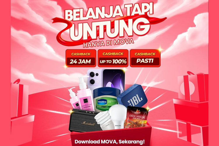 MOVA Cashback Jadi Viral, Netizen Mulai Berburu Bonus di Shopee dan TikTok