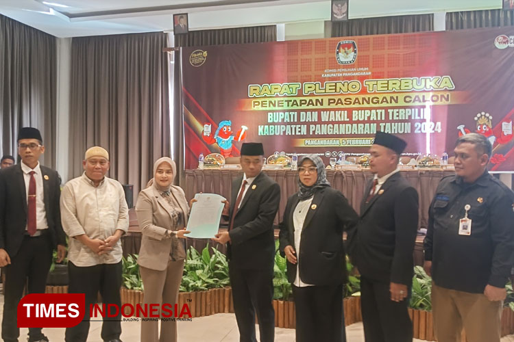 Citra-Ino Ditetapkan Sebagai Bupati dan Wakil Bupati Pangandaran Terpilih pada Pilkada 2024