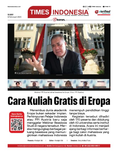 Edisi Rabu, 5 Februari 2025: E-Koran, Bacaan Positif Masyarakat 5.0