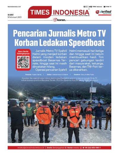 Edisi Rabu, 5 Februari 2025: E-Koran, Bacaan Positif Masyarakat 5.0