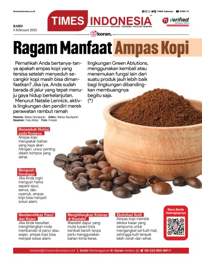 Edisi Rabu, 5 Februari 2025: E-Koran, Bacaan Positif Masyarakat 5.0