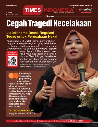 	Edisi Kamis, 6 Februari 2025: E-Koran, Bacaan Positif Masyarakat 5.0
