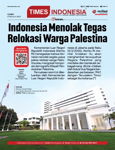 	Edisi Kamis, 6 Februari 2025: E-Koran, Bacaan Positif Masyarakat 5.0