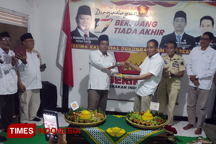 HUT ke-17, DPC Gerindra Banjarnegara Gelar Doa Bersama 'Berjuang Tanpa Akhir'