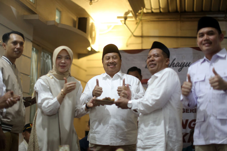 Hadiri HUT ke-17 Gerindra, Warsubi Tegaskan Komitmen Bangun Jombang