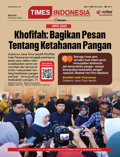 Edisi Minggu, 9 Februari 2025: E-Koran, Bacaan Positif Masyarakat 5.0