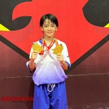 Enrique Raharja, Bintang Muda F1 Club Taekwondo Malang Raih Dua Emas di Kejurnas Bela Negara 2025