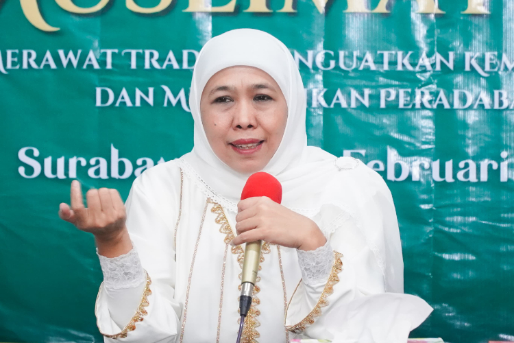 Khotmil Quran Jelang Kongres XVIII Muslimat NU di Surabaya, Begini Pesan Khofifah