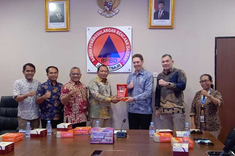 Pemerintah Australia Rancang Program Lanjutan dengan BPBD Jatim