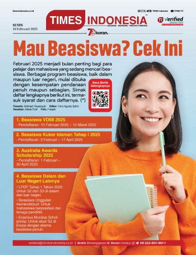 Edisi Senin, 10 Februari 2025: E-Koran, Bacaan Positif Masyarakat 5.0