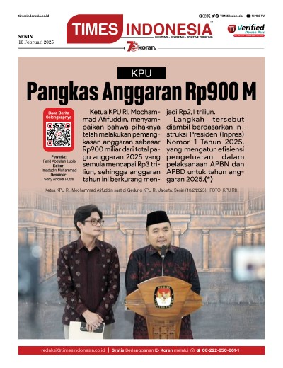 Edisi Senin, 10 Februari 2025: E-Koran, Bacaan Positif Masyarakat 5.0