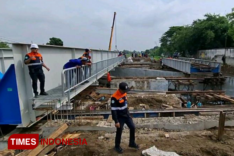 Sudah Berumur, Jembatan KA di Wilayah Kras Kabupaten Kediri Diganti