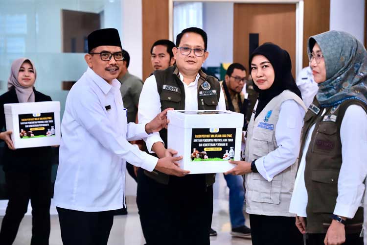 Tekan Wabah PMK, Pemprov Jatim Distribusikan Bantuan 870.000 Dosis Vaksin PMK