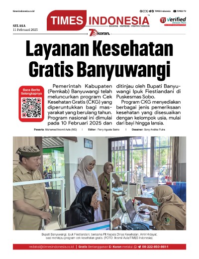 Edisi Selasa, 11 Februari 2025: E-Koran, Bacaan Positif Masyarakat 5.0