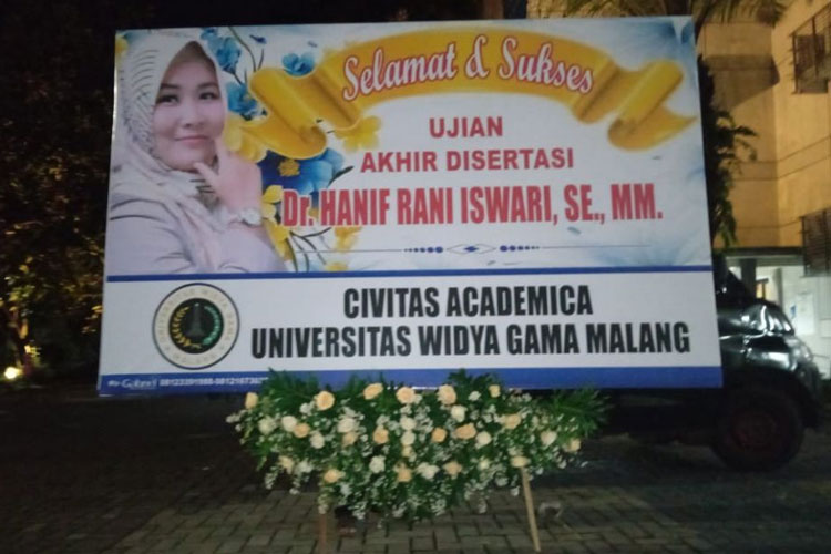 Hanif Ruti Hanif Rani Iswari, Dosen FEB UWG Malang Raih Gelar Doktor di UM - TIMES ...