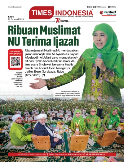 Edisi Rabu, 12 Februari 2025: E-Koran, Bacaan Positif Masyarakat 5.0