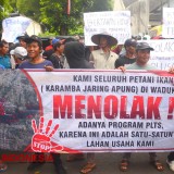 Soal Proyek PLTS di Bendungan Karangkates, Petani Ikan Tawar Demo DPRD Kabupaten Malang, Ini Tuntutannya