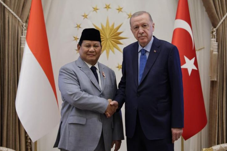 Prabowo Sambut Erdogan di Istana Bogor dengan Upacara Kenegaraan