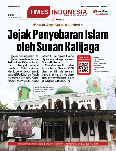 Edisi Kamis, 13 Februari 2025: E-Koran, Bacaan Positif Masyarakat 5.0