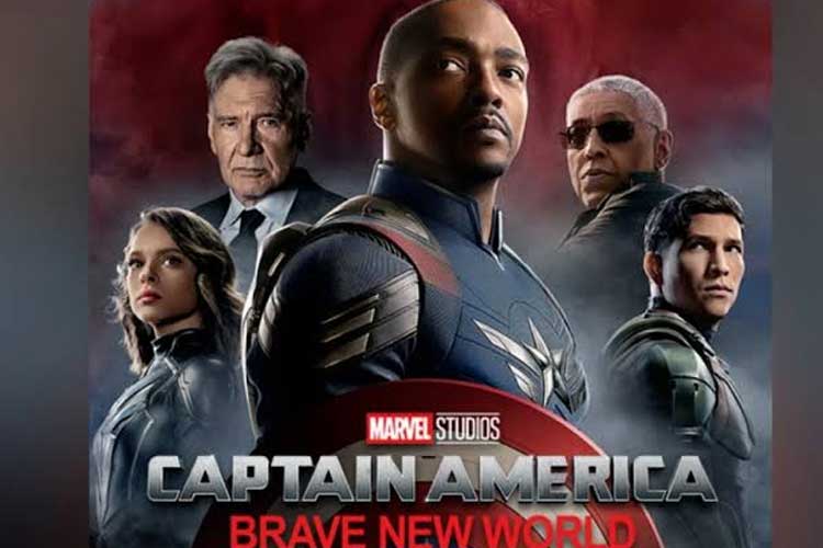 Poster film Captain America Brave New World.