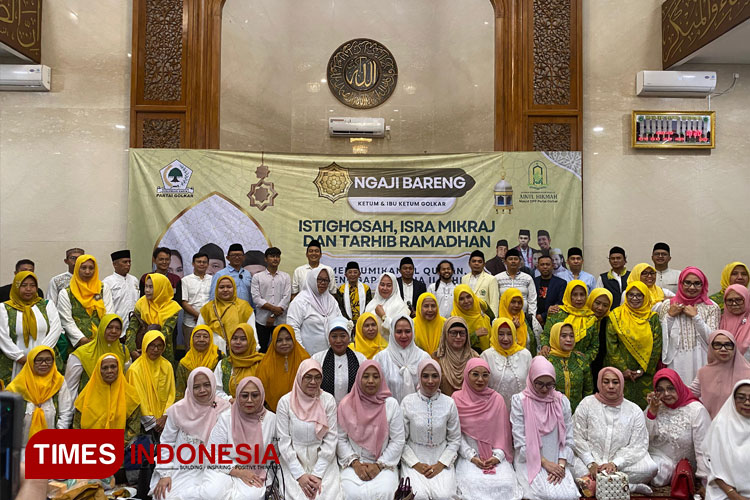 DKM Ainul Hikmah DPP Partai Golongan Golkar mengadakan kegiatan ngaji dalam rangka menyambut bulan suci Ramadan 1446 Hijriah. (FOTO: DKM Ainul Hikmah for TIMES Indonesia)