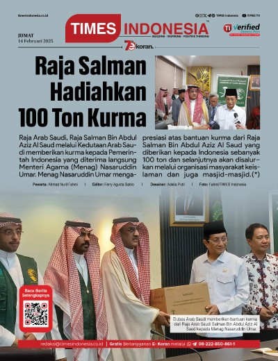 Edisi Jumat, 14 Februari 2025: E-Koran, Bacaan Positif Masyarakat 5.0