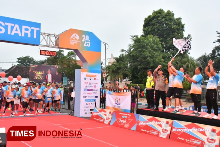 Dandim Ponorogo Ikuti Acara Ponorogo Running Fest 2025