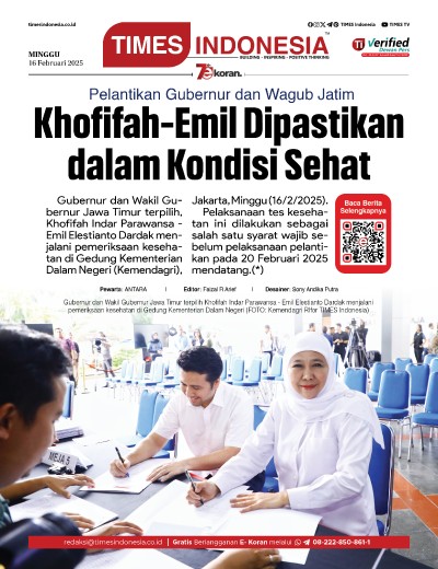 Edisi Minggu, 16 Februari 2025: E-Koran, Bacaan Positif Masyarakat 5.0