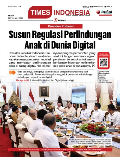 Edisi Senin, 17 Februari 2025: E-Koran, Bacaan Positif Masyarakat 5.0