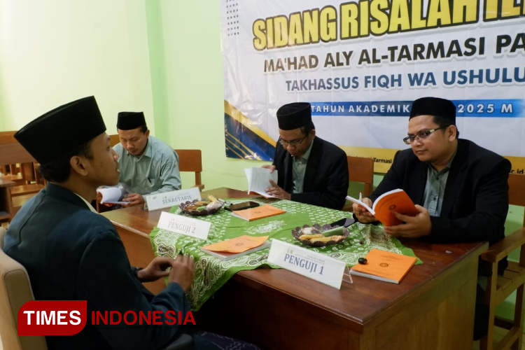 Ujian Skripsi 19 Mahasantri Ma'had Aly Al-Tarmasi Pacitan, Satu Bahas RUU Perampasan Aset